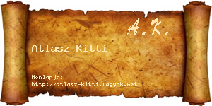 Atlasz Kitti névjegykártya